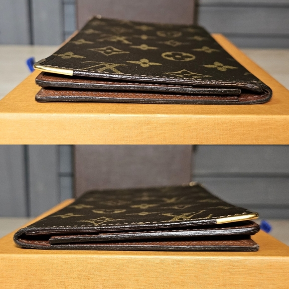 Authentic LOUIS VUITTON Monogram Porte Valeurs Cartes Long Wallet - Picture 5 of 9